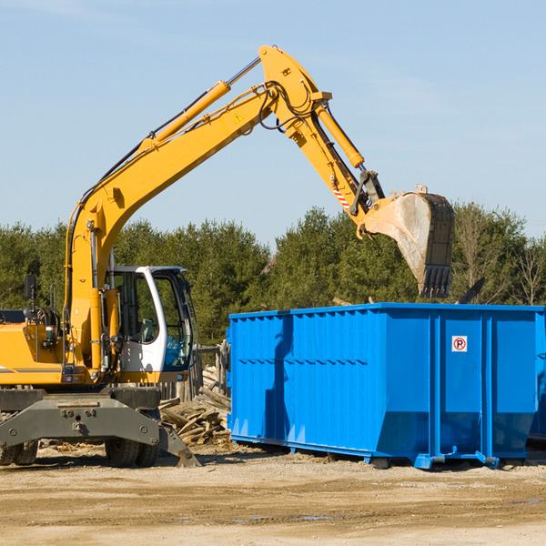 can i choose the location where the residential dumpster will be placed in Thynedale Virginia